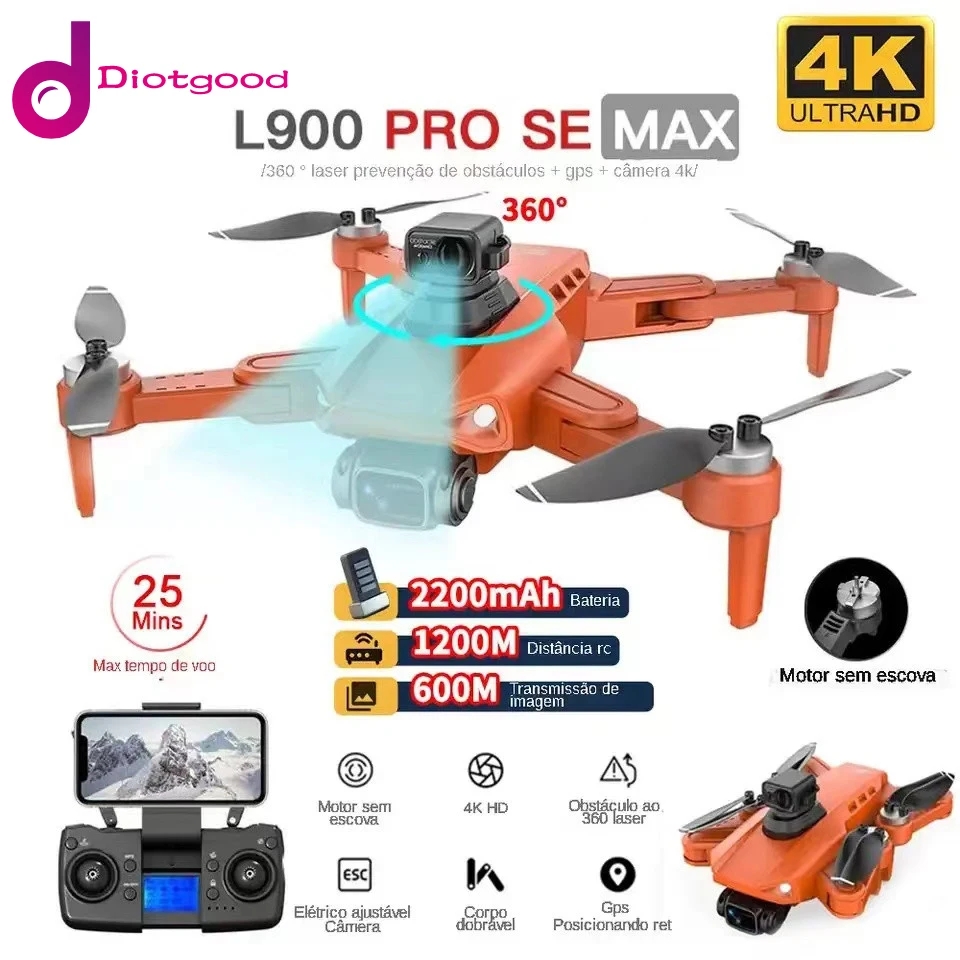 Jjrc Drone X12 - L900 PRO/SE/MAX GPS kamera ESC profesional,
