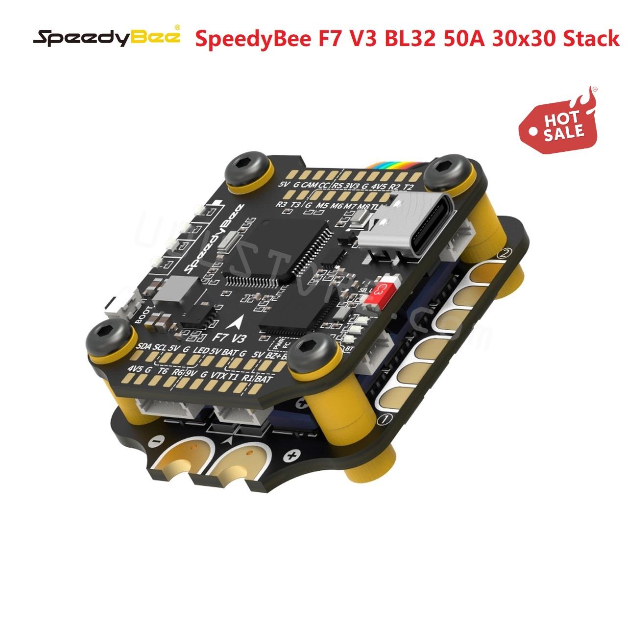 SpeedyBee F7 V3 BL32 50A 30X30 - Betaflight Fc F7 ulasan dan harga