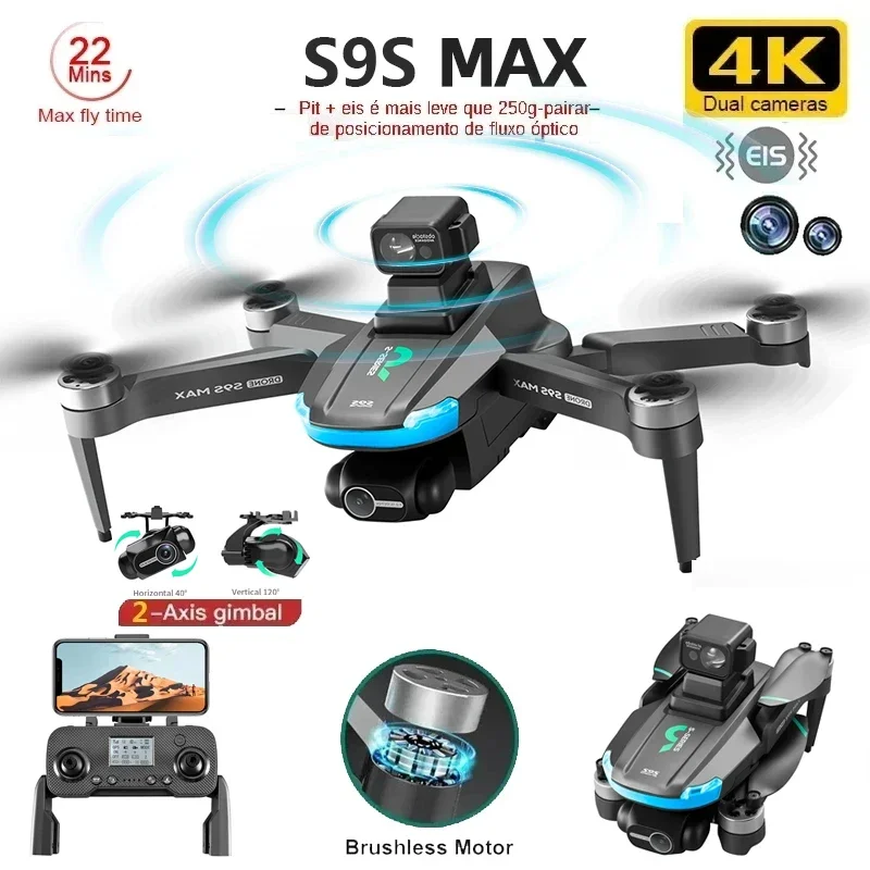 Drone MINI S9S MAX Baru 4K 2 S - Drone Racing Camera ulasan dan harga