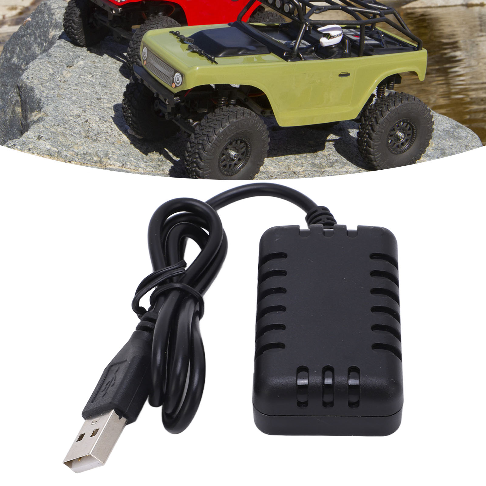 LiPo mobil RC 2 dalam 1 7.4V,  - Holy Stone Drone Hs720 ulasan dan harga
