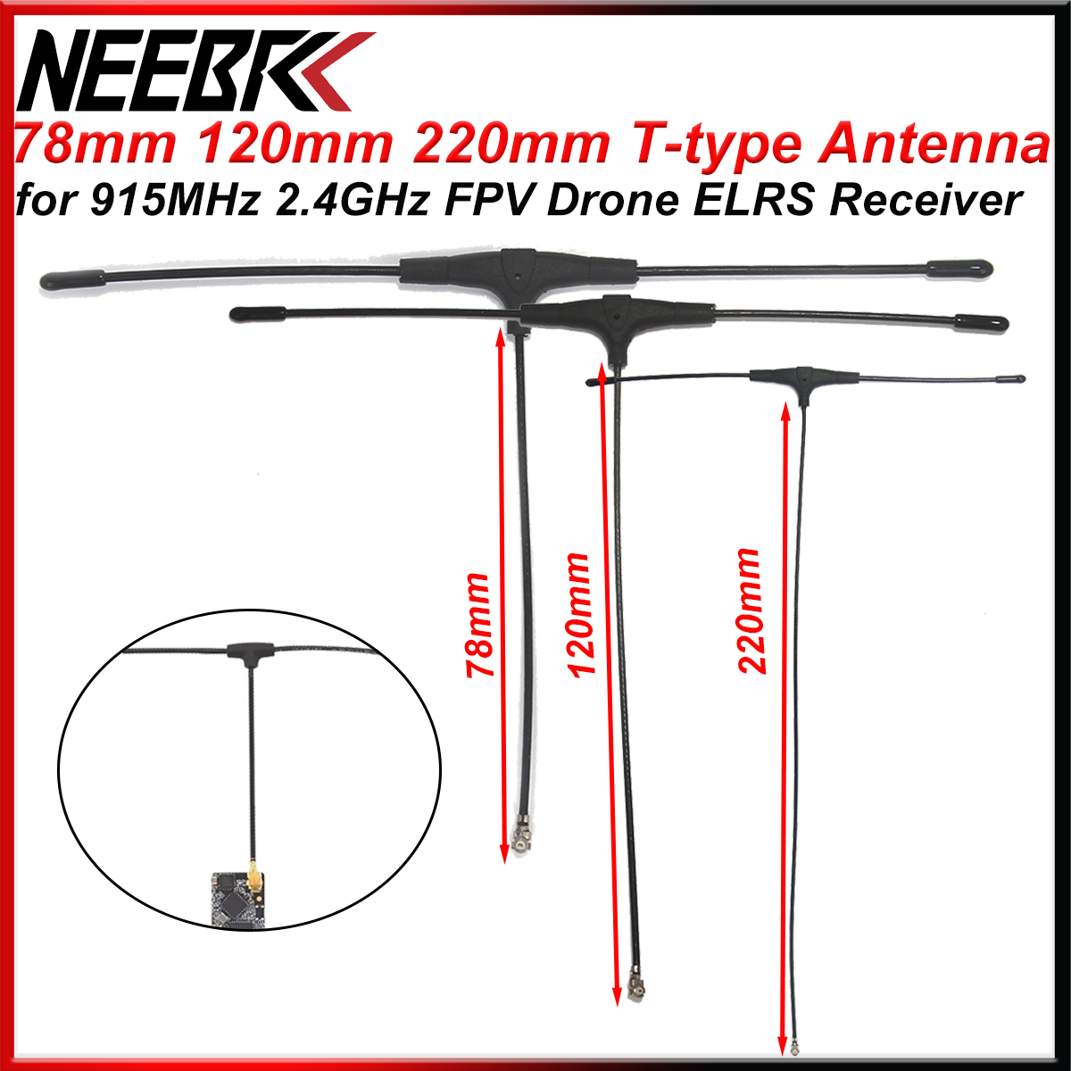 Drone FPV 915MHz 2.4GHz Antena - Tbs Fpv Crossfire ulasan dan harga