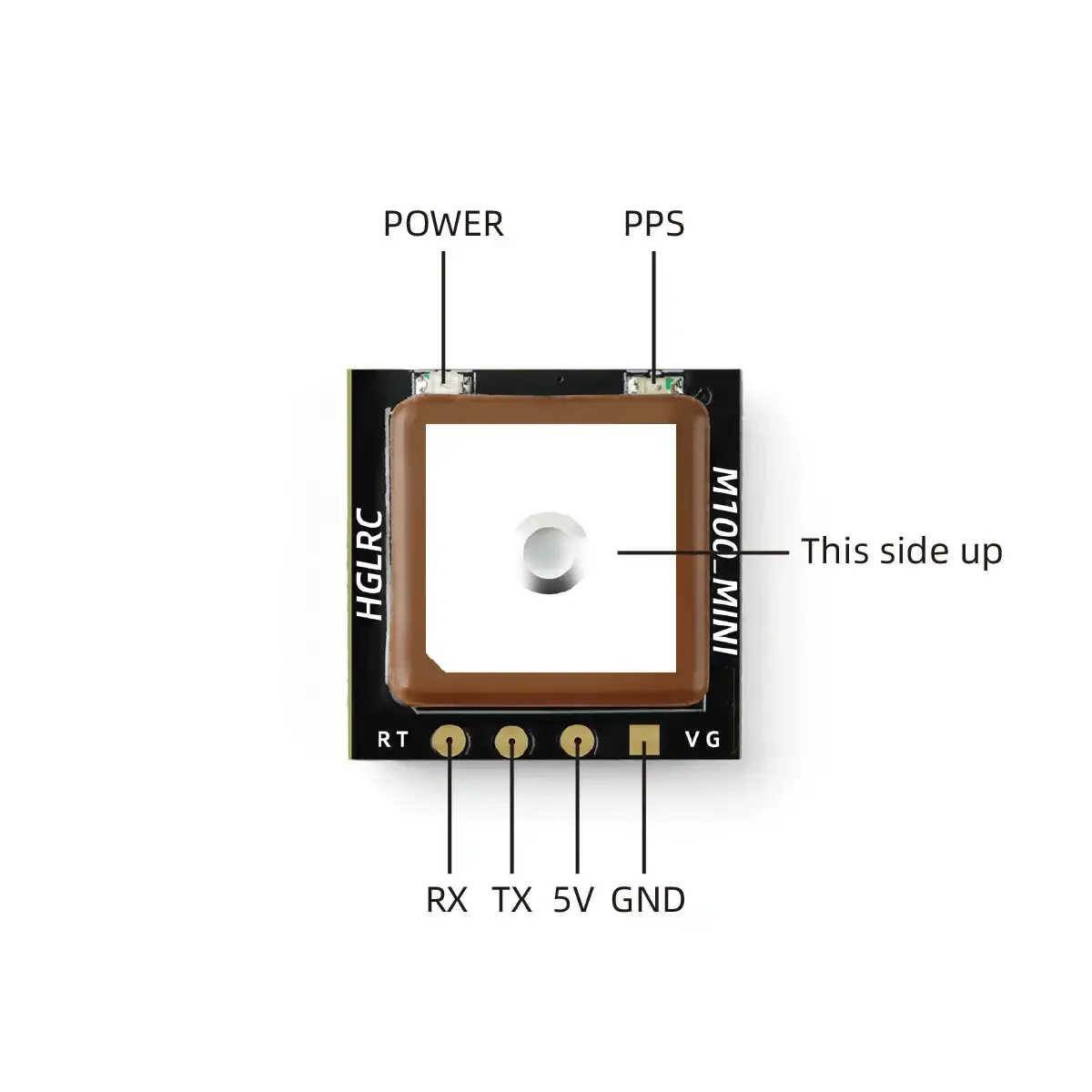 HGLRC M100 Modul GPS MINI M10  - Drone Racing Flight Controller ulasan dan harga