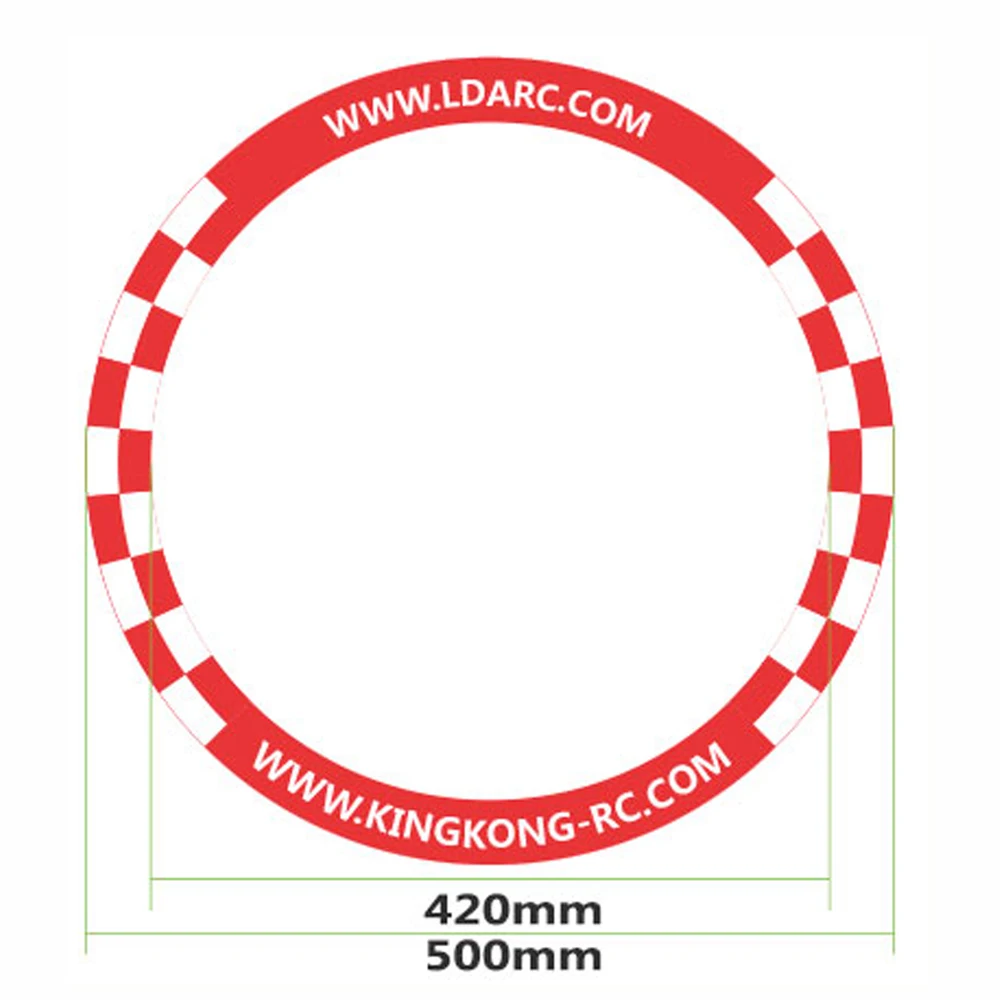 LDARC 500mm FPV Gate, Rangka R - Drone Racing Flag ulasan dan harga